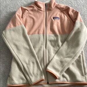 Patagonia Women's Two-Tone Jacket - Peach and Cream